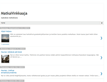 Tablet Screenshot of matkavinkkaaja.blogspot.com
