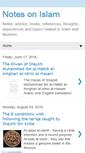 Mobile Screenshot of notesonislam.blogspot.com