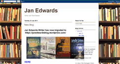 Desktop Screenshot of janedwards-writer.blogspot.com