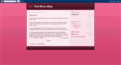 Desktop Screenshot of first-wives.blogspot.com