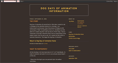 Desktop Screenshot of dogdaysofanimationinformation.blogspot.com