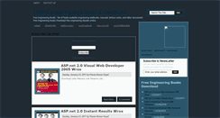 Desktop Screenshot of freeengineeringbooksdownload.blogspot.com
