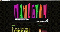 Desktop Screenshot of mahogany-brown.blogspot.com