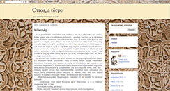 Desktop Screenshot of orrosatorpe.blogspot.com