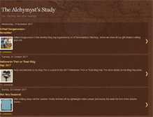 Tablet Screenshot of alchymyst.blogspot.com