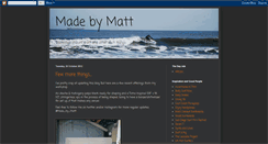 Desktop Screenshot of mattmade.blogspot.com