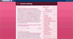 Desktop Screenshot of kenzie-clothing-online.blogspot.com