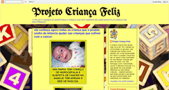 Desktop Screenshot of criancafelizfortaleza.blogspot.com