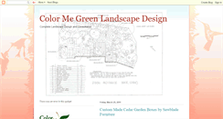 Desktop Screenshot of colormegreenlandscapedesign.blogspot.com