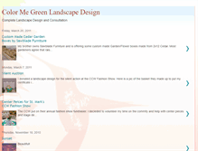 Tablet Screenshot of colormegreenlandscapedesign.blogspot.com