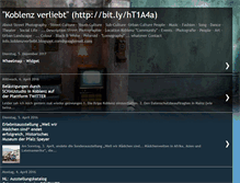 Tablet Screenshot of koblenzverliebt.blogspot.com