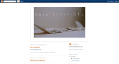 Desktop Screenshot of lucydriscoll.blogspot.com