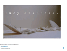 Tablet Screenshot of lucydriscoll.blogspot.com