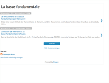 Tablet Screenshot of bassefondamentale.blogspot.com
