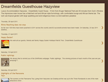 Tablet Screenshot of dreamfieldsguesthouse-hazyview.blogspot.com