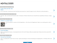 Tablet Screenshot of mentalcoders.blogspot.com