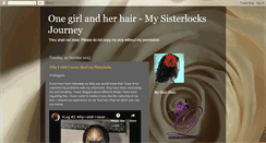 Desktop Screenshot of onegirlandherhair.blogspot.com