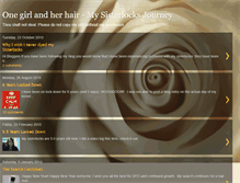 Tablet Screenshot of onegirlandherhair.blogspot.com