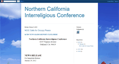 Desktop Screenshot of ncic-justiceandpeace.blogspot.com