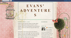 Desktop Screenshot of evans-adventures.blogspot.com