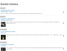 Tablet Screenshot of entulhocosmico.blogspot.com