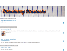 Tablet Screenshot of mandatorymustache.blogspot.com