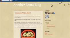 Desktop Screenshot of anotherbentoblog.blogspot.com