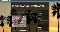 Desktop Screenshot of desbravandoopantanal.blogspot.com