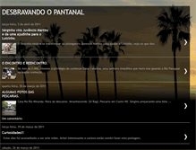 Tablet Screenshot of desbravandoopantanal.blogspot.com