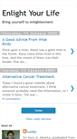 Mobile Screenshot of enlightyourlife.blogspot.com