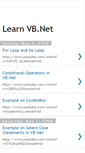 Mobile Screenshot of learn-vbdotnet.blogspot.com