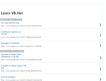 Tablet Screenshot of learn-vbdotnet.blogspot.com