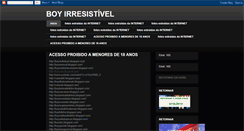 Desktop Screenshot of boyirresistivel.blogspot.com
