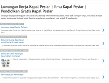 Tablet Screenshot of lowongan-kapalpesiar.blogspot.com