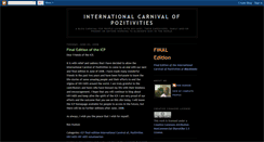 Desktop Screenshot of internationalcarnivalofpozitivities.blogspot.com