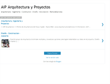 Tablet Screenshot of aip-arquitectos.blogspot.com