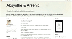 Desktop Screenshot of absynthe-and-arsenic.blogspot.com