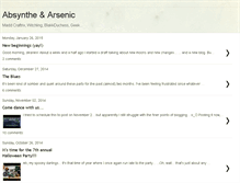 Tablet Screenshot of absynthe-and-arsenic.blogspot.com