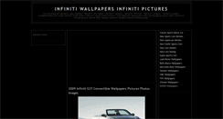 Desktop Screenshot of infiniti-wallpapers-pictures.blogspot.com