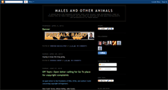 Desktop Screenshot of males-and-other-animals.blogspot.com