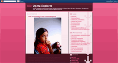 Desktop Screenshot of operaexplorer.blogspot.com