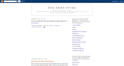 Desktop Screenshot of foxnewssucks.blogspot.com