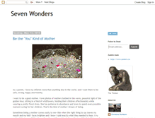 Tablet Screenshot of christinas7wonders.blogspot.com