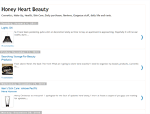 Tablet Screenshot of honeyheartbeauty.blogspot.com