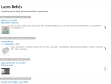 Tablet Screenshot of lazosbebes.blogspot.com