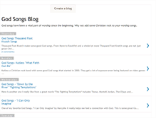 Tablet Screenshot of godsongsblog.blogspot.com
