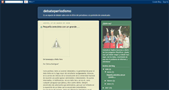 Desktop Screenshot of debateperiodismo.blogspot.com