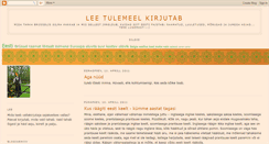 Desktop Screenshot of leetulemeel.blogspot.com