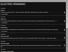 Tablet Screenshot of electric-spanking.blogspot.com