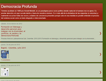Tablet Screenshot of democraciaprofunda.blogspot.com